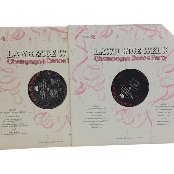 Vintage 1978 Reader's Digest Lawrence Welk Champagne Dance Party 8 Record Set - Picture 3 of 6
